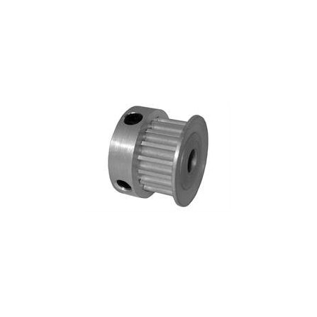 17-3M06-6CA2, Timing Pulley, Aluminum, Clear Anodized